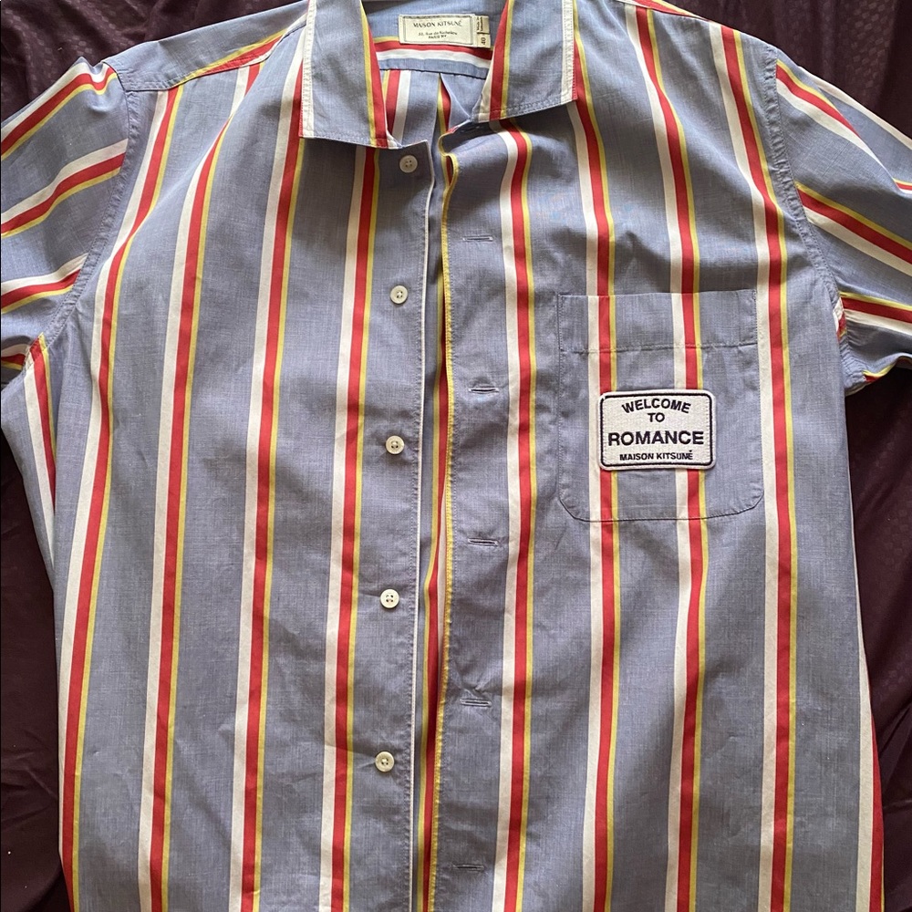 Maison Kitsune WELCOME TO ROMANCE shirt